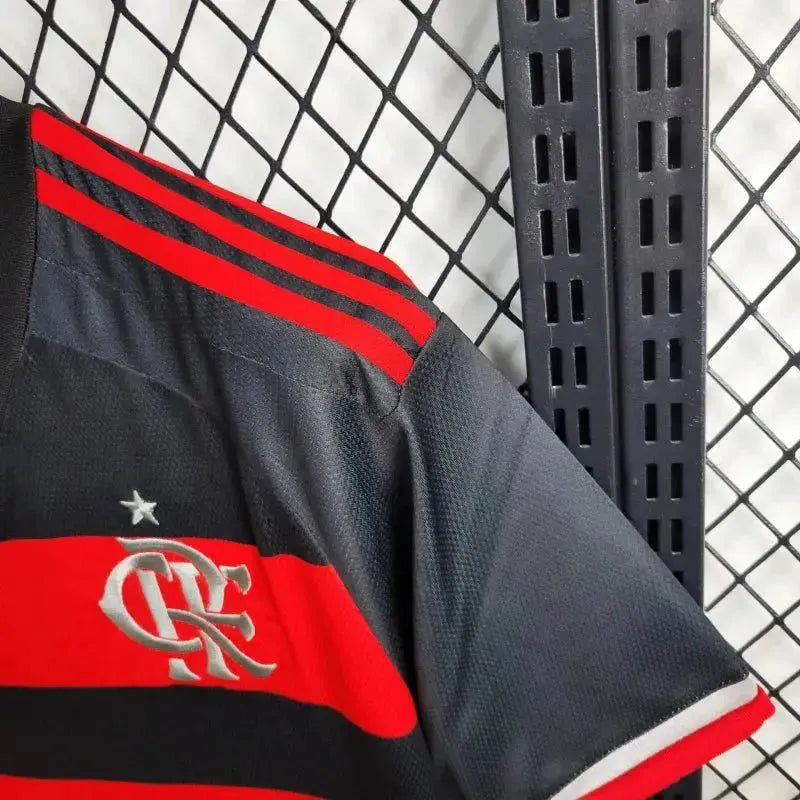 Flamengo Home Shirt 24/25 - Men's Fan Shirt + Patch Two Nations, One Passion