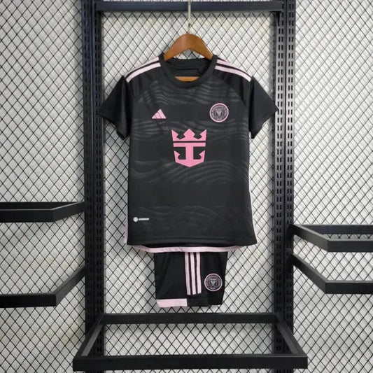 Inter Miami Away 24/25 Shirt - Kids Fan Black