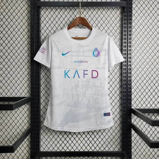 Al-Nassr Third 23/24 Women's White Reflective Fan Shirt