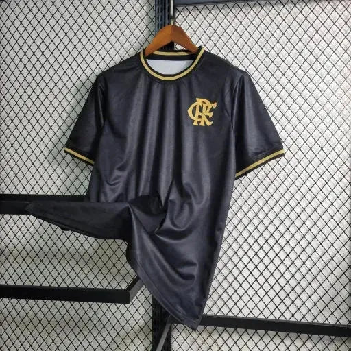 Flamengo 23/24 Shirt - Men's Fan Black and Gold