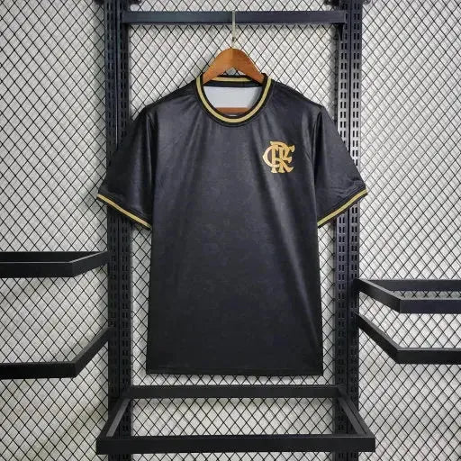 Flamengo 23/24 Shirt - Men's Fan Black and Gold