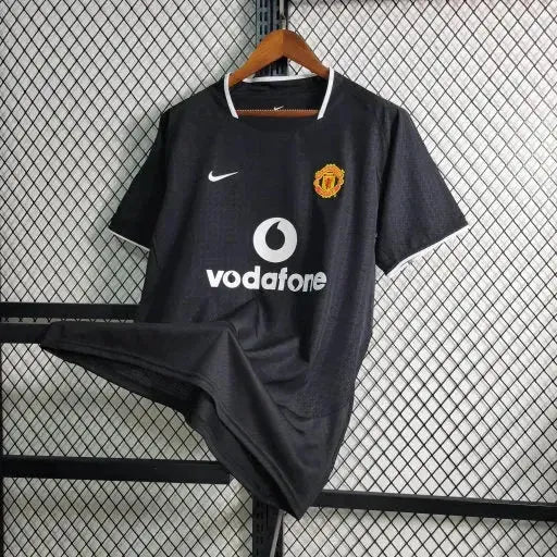 Manchester United Retro Away Shirt 03/04 - Men's Fan Black