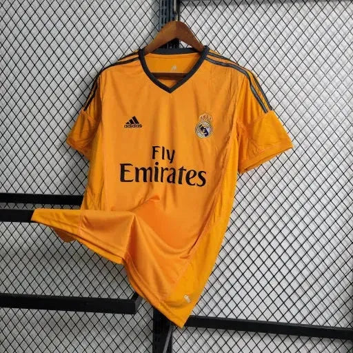 Real Madrid Away Retro Shirt 13/14 - Men's Fan Orange
