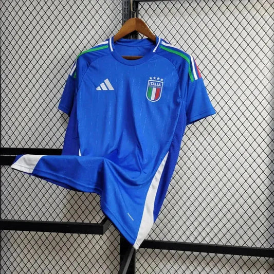 Italy Home Shirt 24/25 - Men's Fan Shirt Blue