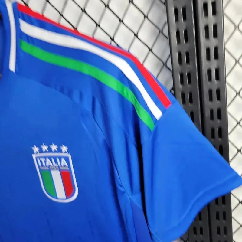 Italy Home Shirt 24/25 - Men's Fan Shirt Blue