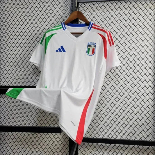 Italy Away Shirt 24/25 - Men's White Fan Shirt