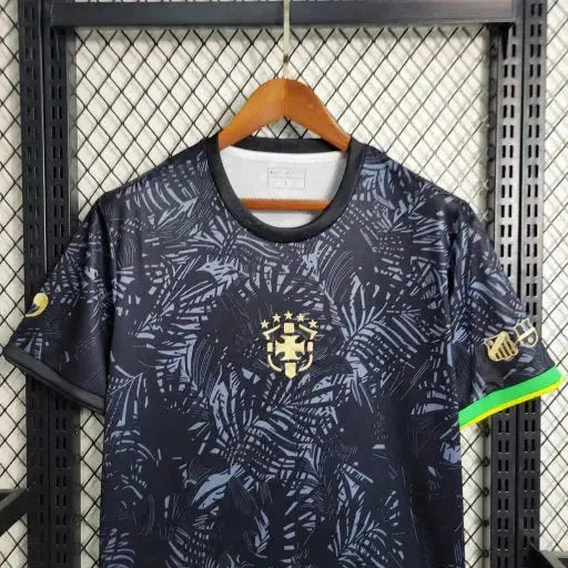 Brazil GOAT Neymar Shirt - Men's Black Fan Shirt Comma Football