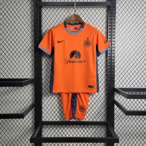 Inter Milan Away II Shirt 23/24 - Kids Fan Orange