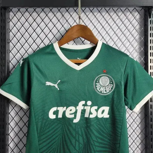 Palmeiras Home Shirt 22/23 - Green Kids Fan Shirt