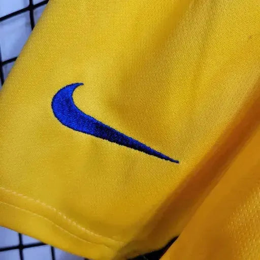 Barcelona Away IV Shirt 23/24 - Kids Fan Yellow