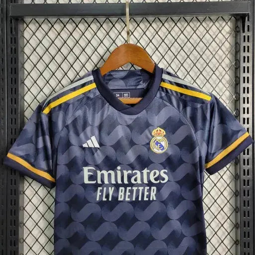Real Madrid Away Shirt 23/24 - Kids Fan Black