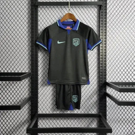 Atlético de Madrid Away Shirt 22/23 - Kids Fan Black