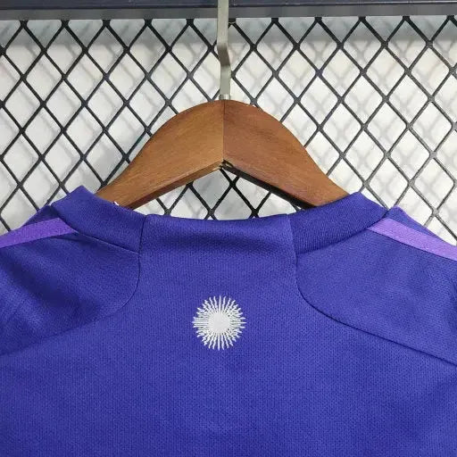 Argentina Away Third Shirt 22/23 - Purple Kids Fan Shirt