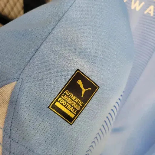 Manchester City Home Shirt 23/24 - Kids Fan Shirt Blue