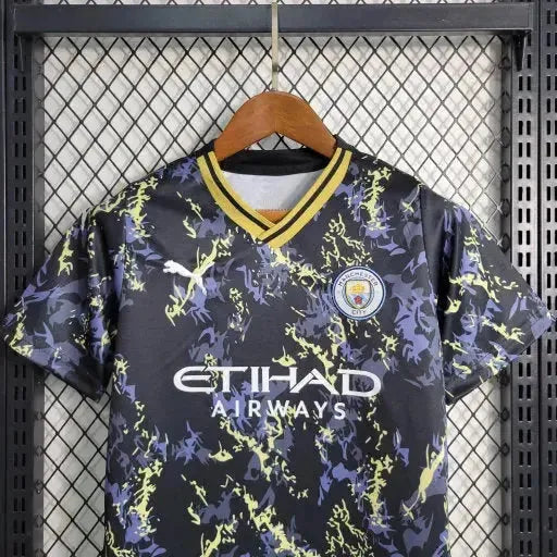 Manchester City Special Edition 23/24 Shirt - Kids Fan Shirt Black
