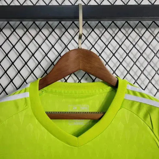 Real Madrid Goalkeeper Shirt 23/24 - Green Kids Fan Shirt
