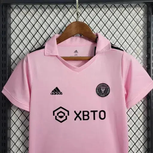 Inter Miami Home Shirt 23/24 - Kids Fan Pink