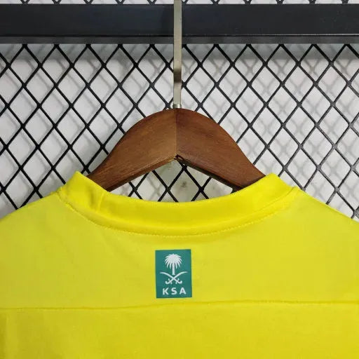 Al-Nassr Home Shirt 23/24 - Kids Fan Shirt Yellow