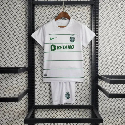 Sporting Away Shirt 23/24 - White Kids Fan Shirt