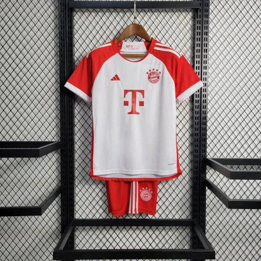 Bayern Munich Home Shirt 23/24 - Kids Fan Shirt Red and White