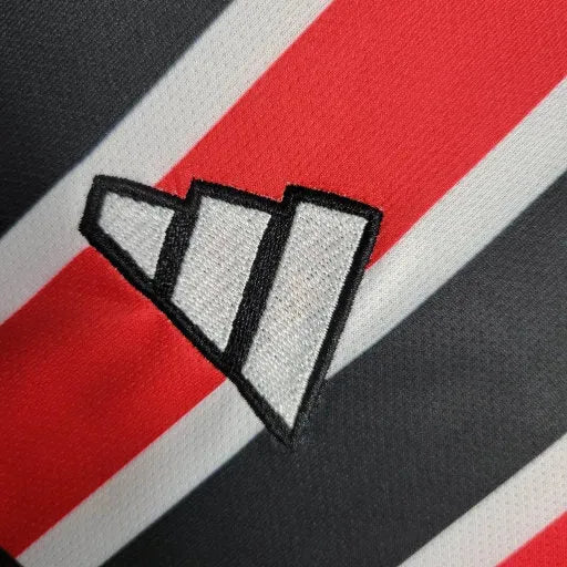 São Paulo Away Shirt 23/24 - Children's Fan Black and Red