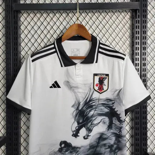 Japan Dragon Special Edition 23/24 Shirt - Men's Fan Black and White