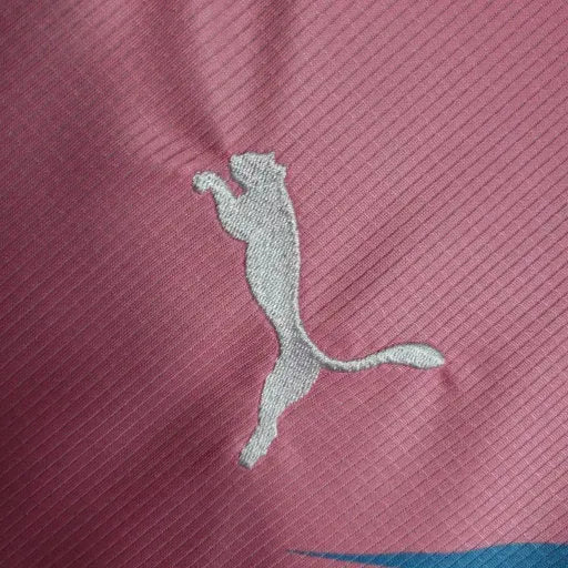 Palmeiras Commemorative Edition Shirt 23/24 - Men's Blue and Pink Fan Shirt