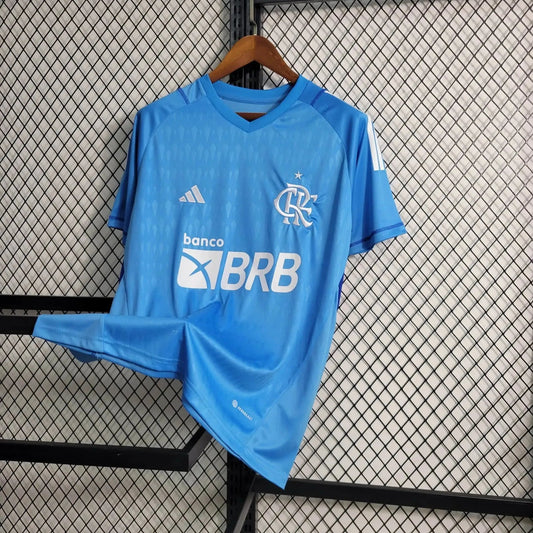 Flamengo Goalkeeper Shirt 23/24 - Men's Fan Blue