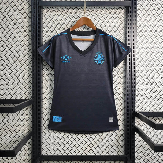 Grêmio Away II Shirt 23/24 - Women's Fan Black and Blue