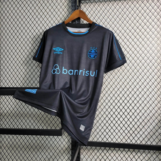 Grêmio Away II Shirt 23/24 - Men's Fan Black and Blue