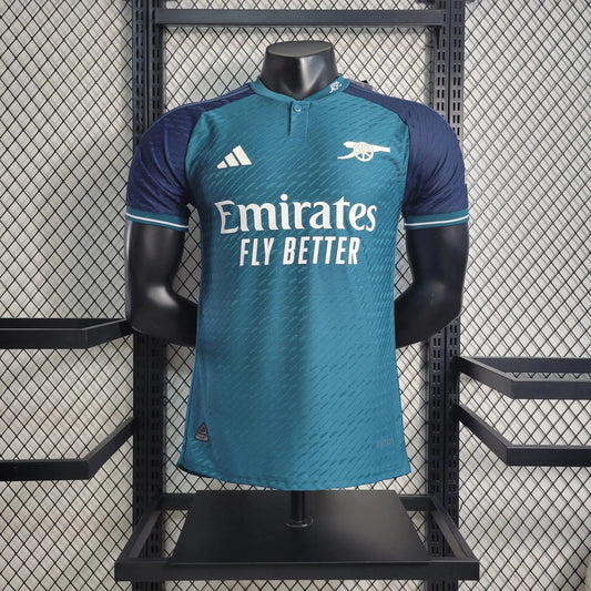 Arsenal Away II Shirt 23/24 - Mens Player Blue
