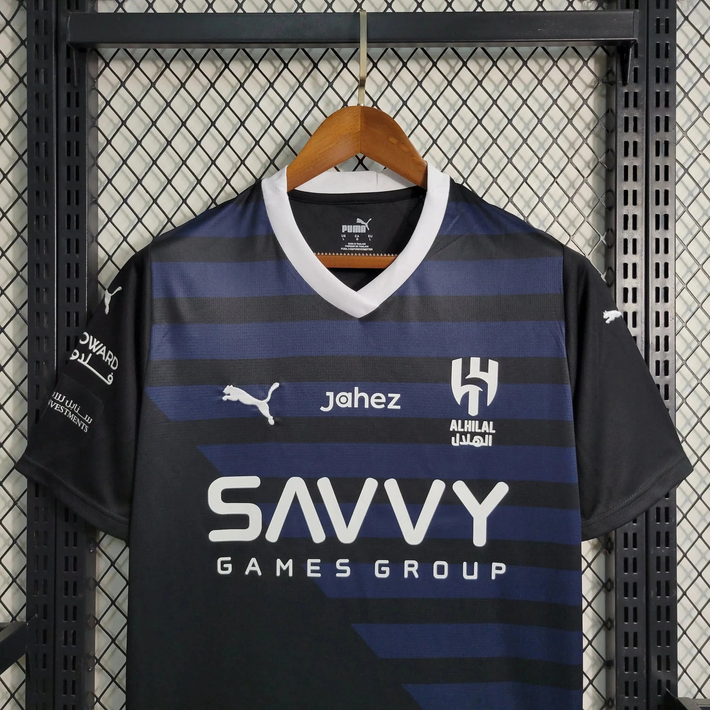 Al-Hilal Away II Shirt 23/24 - Men's Fan Black + Neymar 10