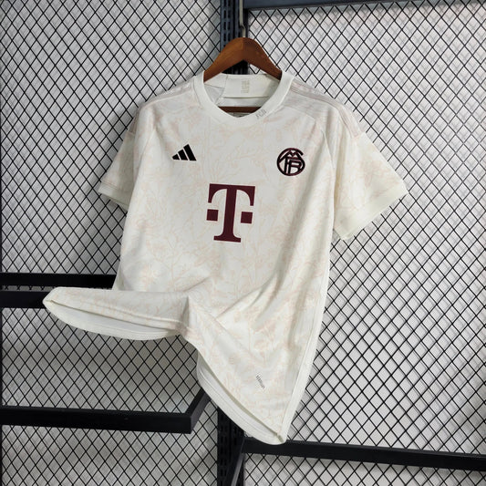 Bayern Munich Third Away Shirt 23/24 - Men's White Fan Shirt