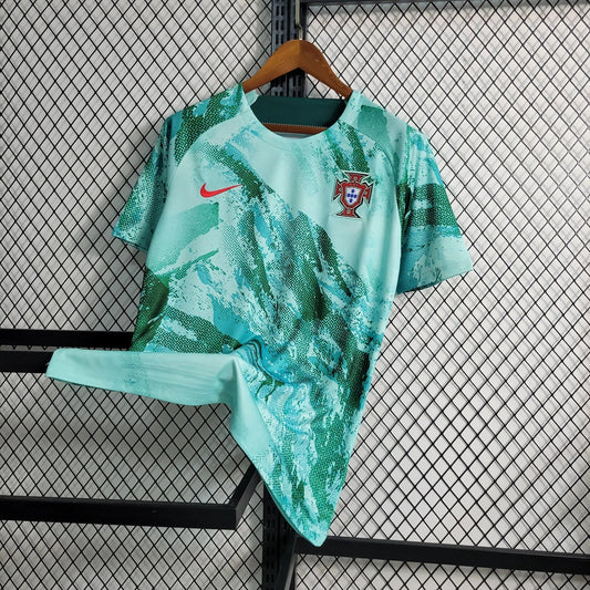 Portugal Training Shirt 23/24 - Men's Green Fan Shirt