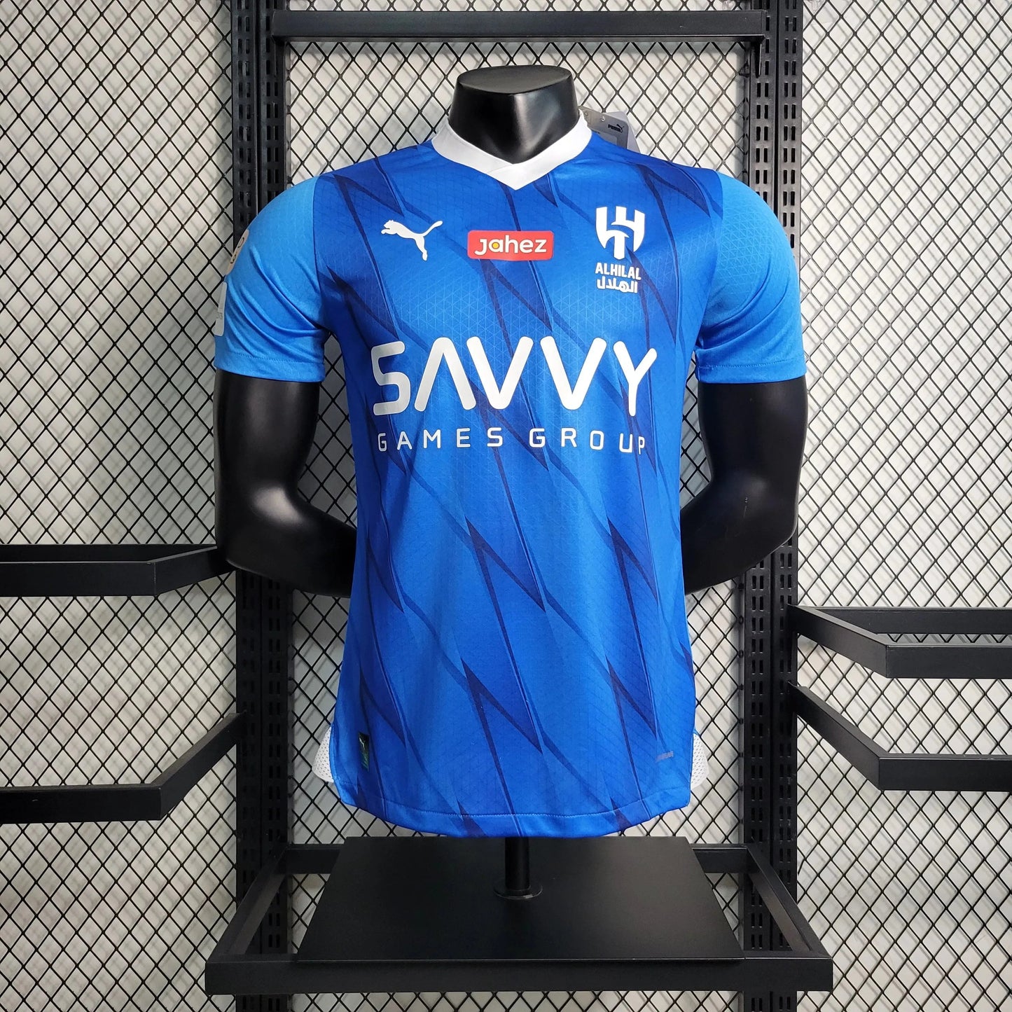 Al-Hilal Home Shirt 23/24 - Men's Player Blue + Neymar 10