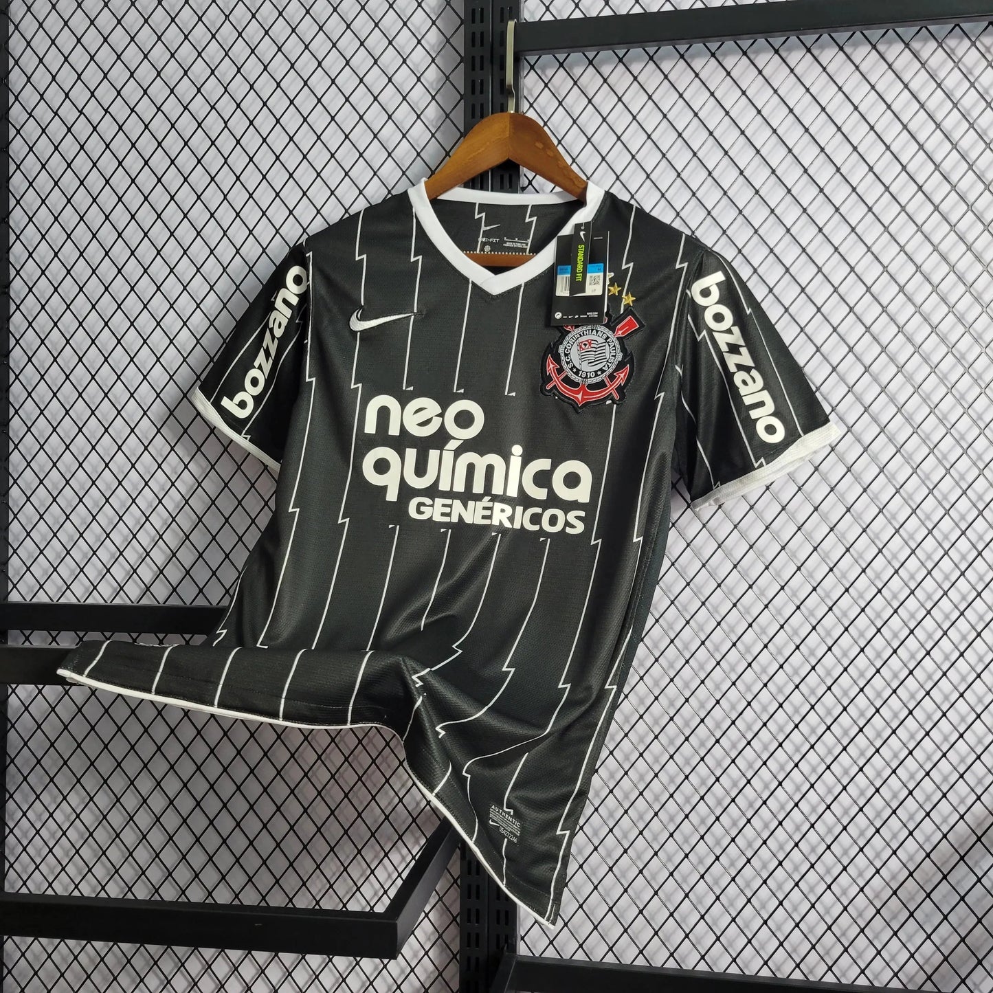 Timão Retro Away Shirt 11/12 - Men's Fan Black