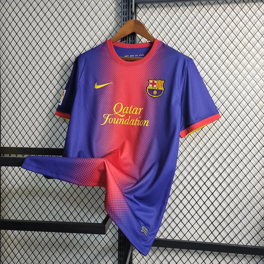Barcelona Retro Home Shirt 12/13 - Men's Fan Shirt
