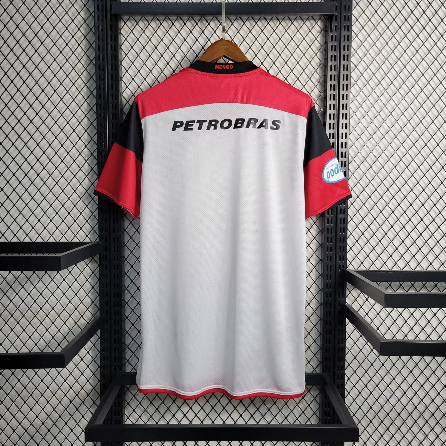 Flamengo Retro Away Shirt 2008/09 - Men's White Fan Shirt LUBRAX