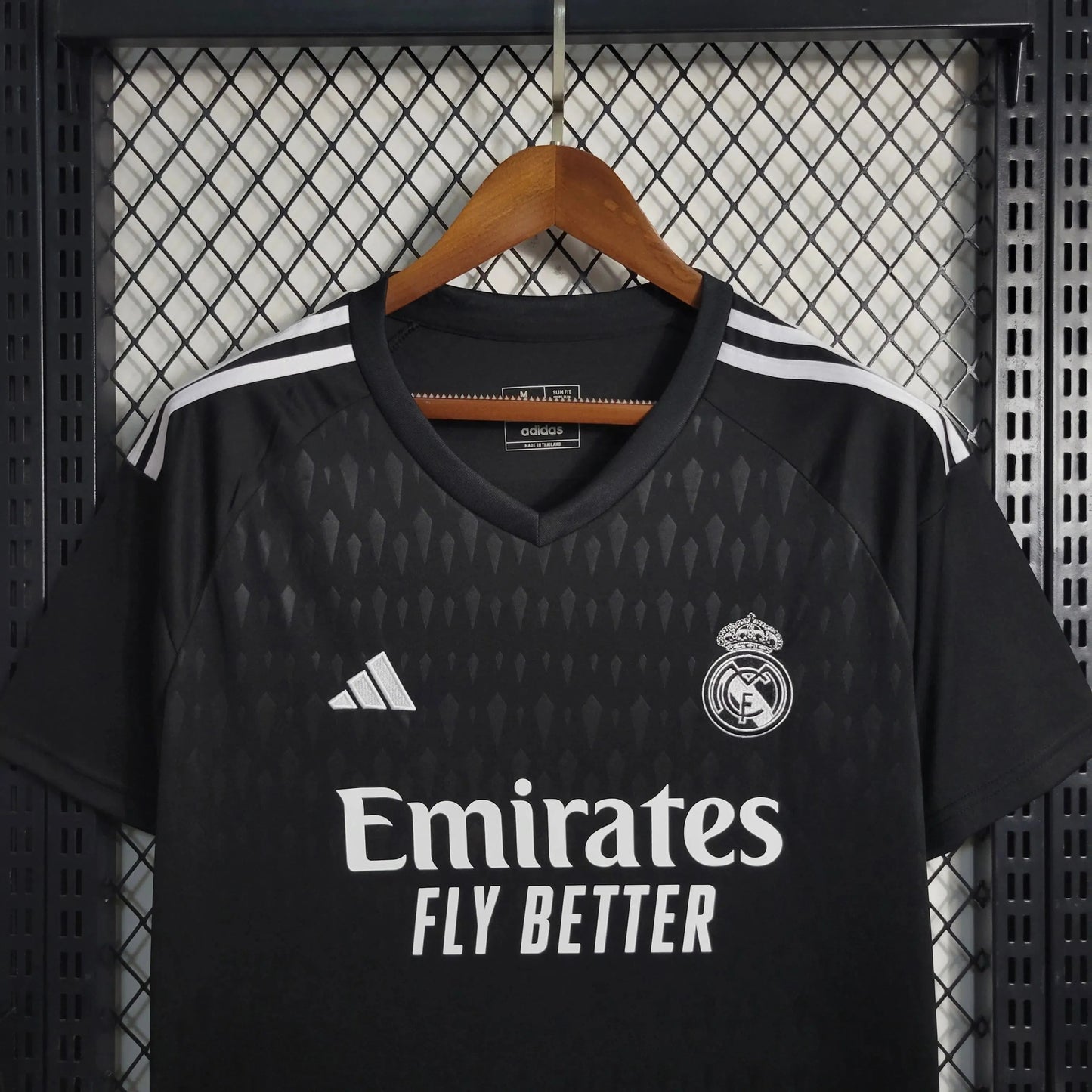 Real Madrid Goalkeeper Shirt 23/24 - Men's Fan Black