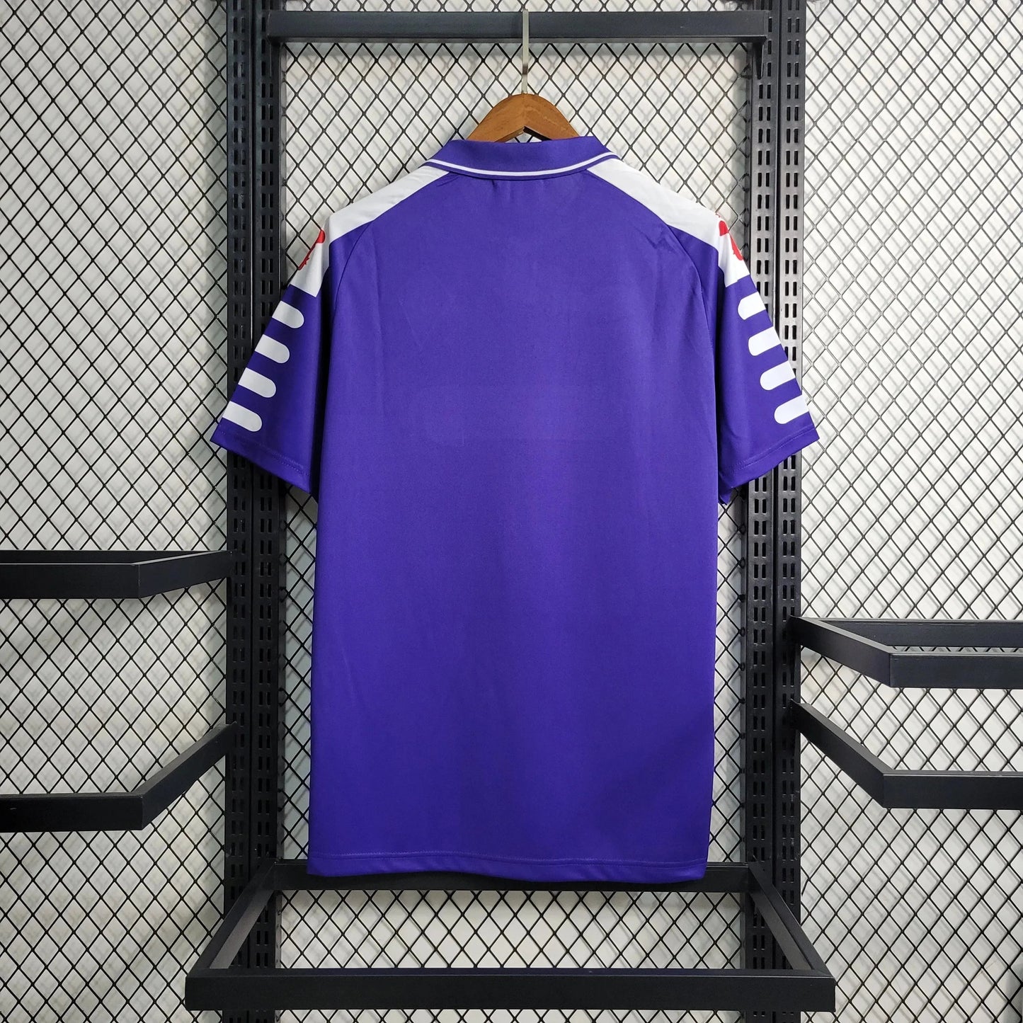 Fiorentina Home Retro Shirt 98/99 - Mens Purple Nintendo Fan Shirt