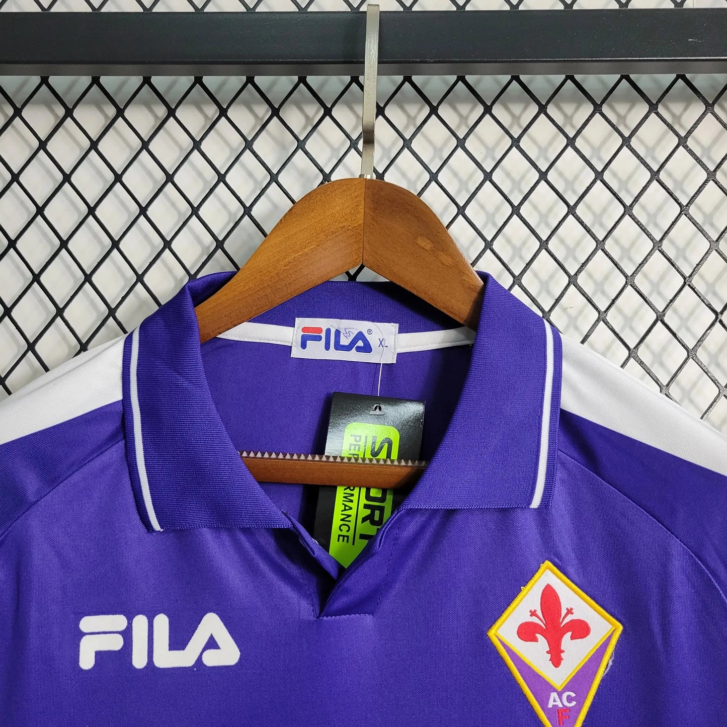 Fiorentina Home Retro Shirt 98/99 - Mens Purple Nintendo Fan Shirt