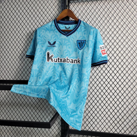 Athletic Bilbao Away Shirt 23/24 - Men's Fan Blue