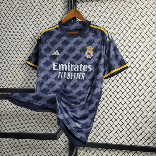 Real Madrid Away Shirt 23/24 - Men's Fan Black