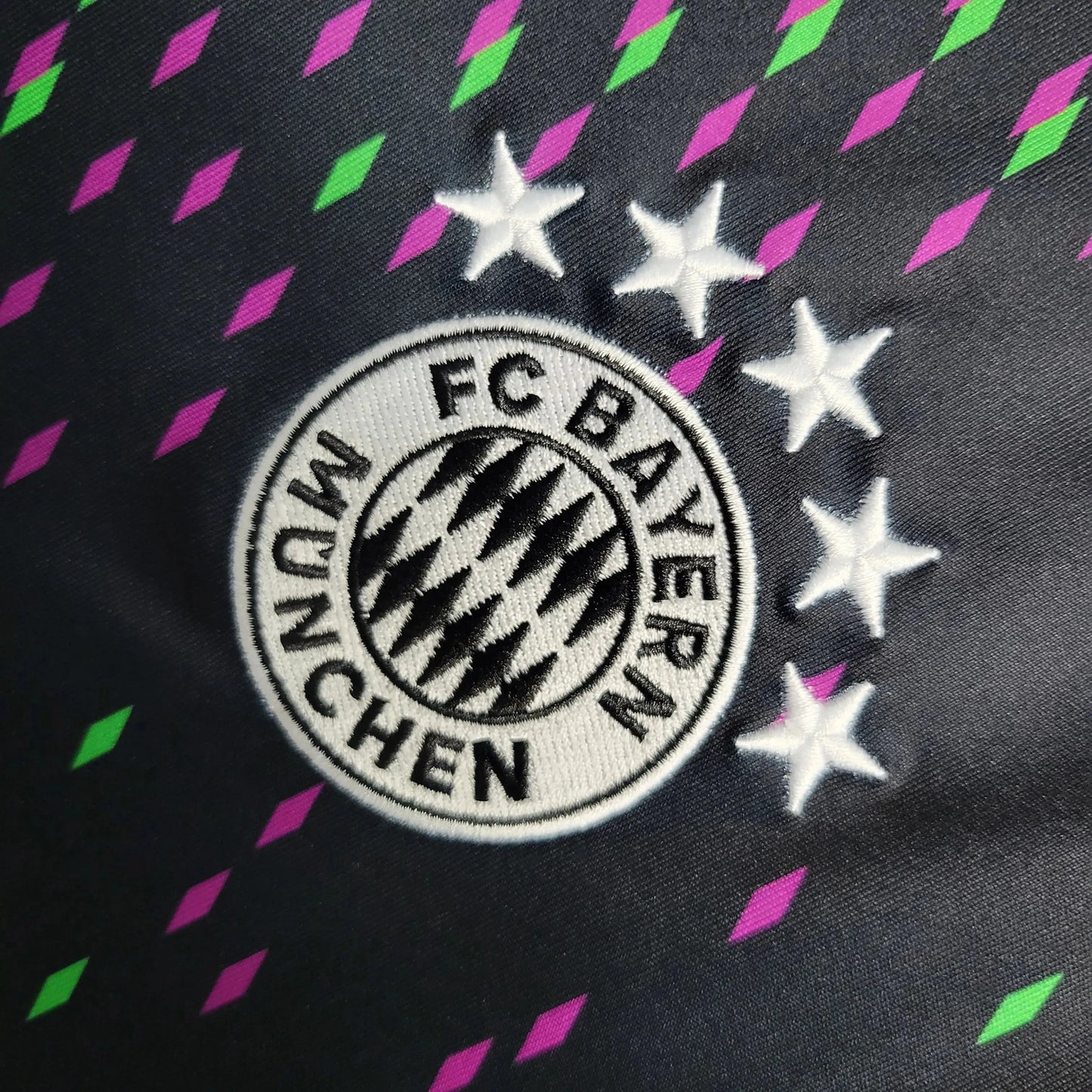 Bayern Munich Away Shirt 23/24 - Men's Fan Black and Purple