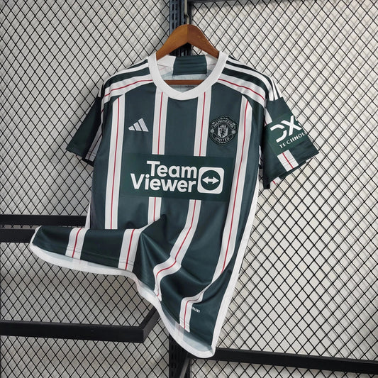 Manchester United Away Shirt 23/24 - Men's Green Fan Shirt
