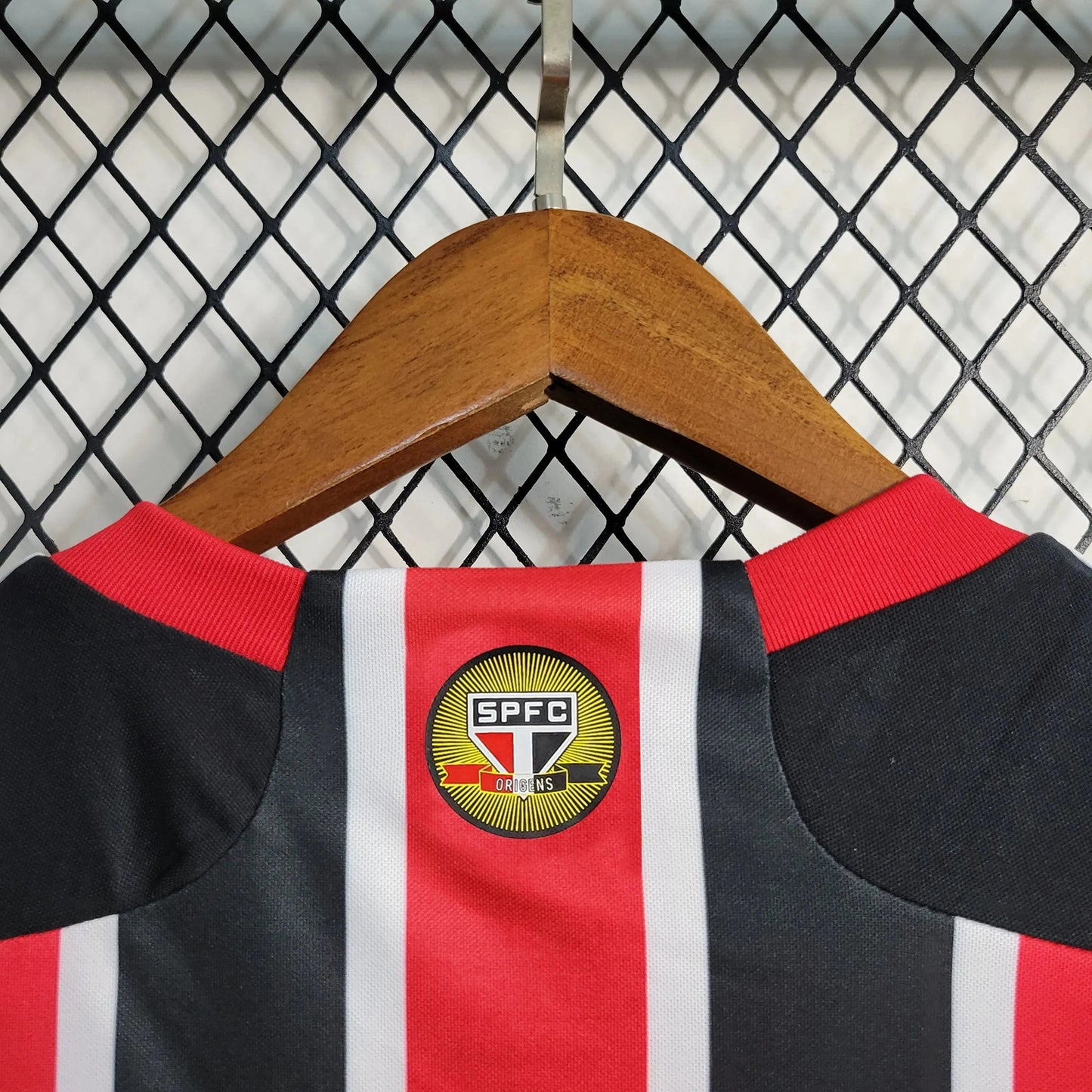 São Paulo Away Shirt 23/24 - Men's Fan Black and Red