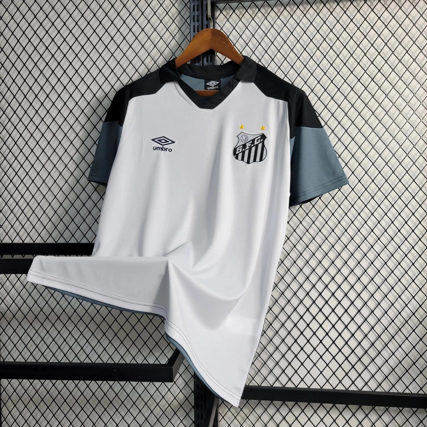 Santista Training Shirt 23/24 - Men's Fan White and Gray