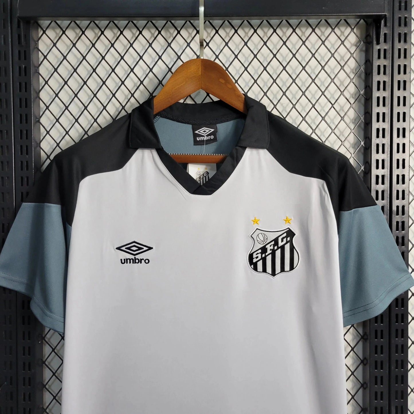Santista Training Shirt 23/24 - Men's Fan White and Gray