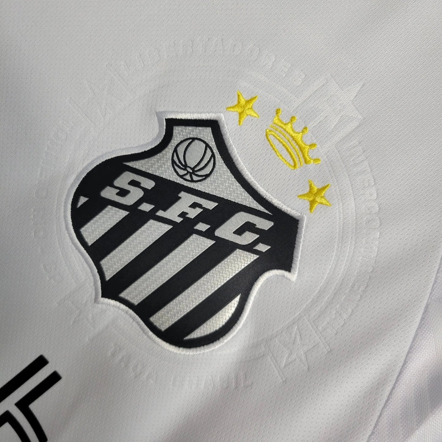 Santista Home Shirt 23/24 - Men's Fan White + Blaze Logo