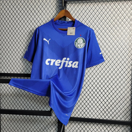 Palmeiras Goalkeeper Shirt 23/24 - Men's Fan Blue